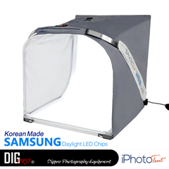 iPhotoTent小型迷你摄影棚（背景灯光系统）40cm